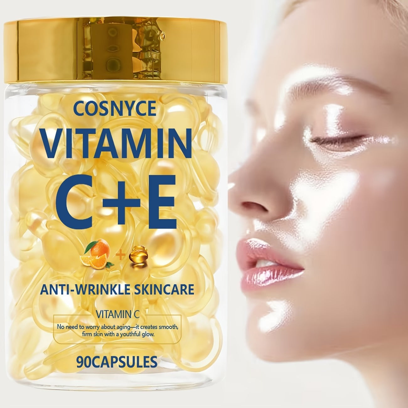 Vitamin C + E Face Serum Capsules