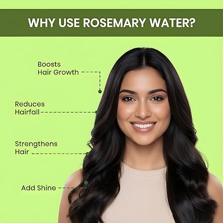 Alps Goodness Rosemary Hair Growth Spray (200ml) | Reduces Hair Fall, Promotes Regrowth, Adds Shine & Controls Dandruff