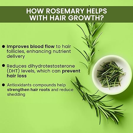 Alps Goodness Rosemary Hair Growth Spray (200ml) | Reduces Hair Fall, Promotes Regrowth, Adds Shine & Controls Dandruff