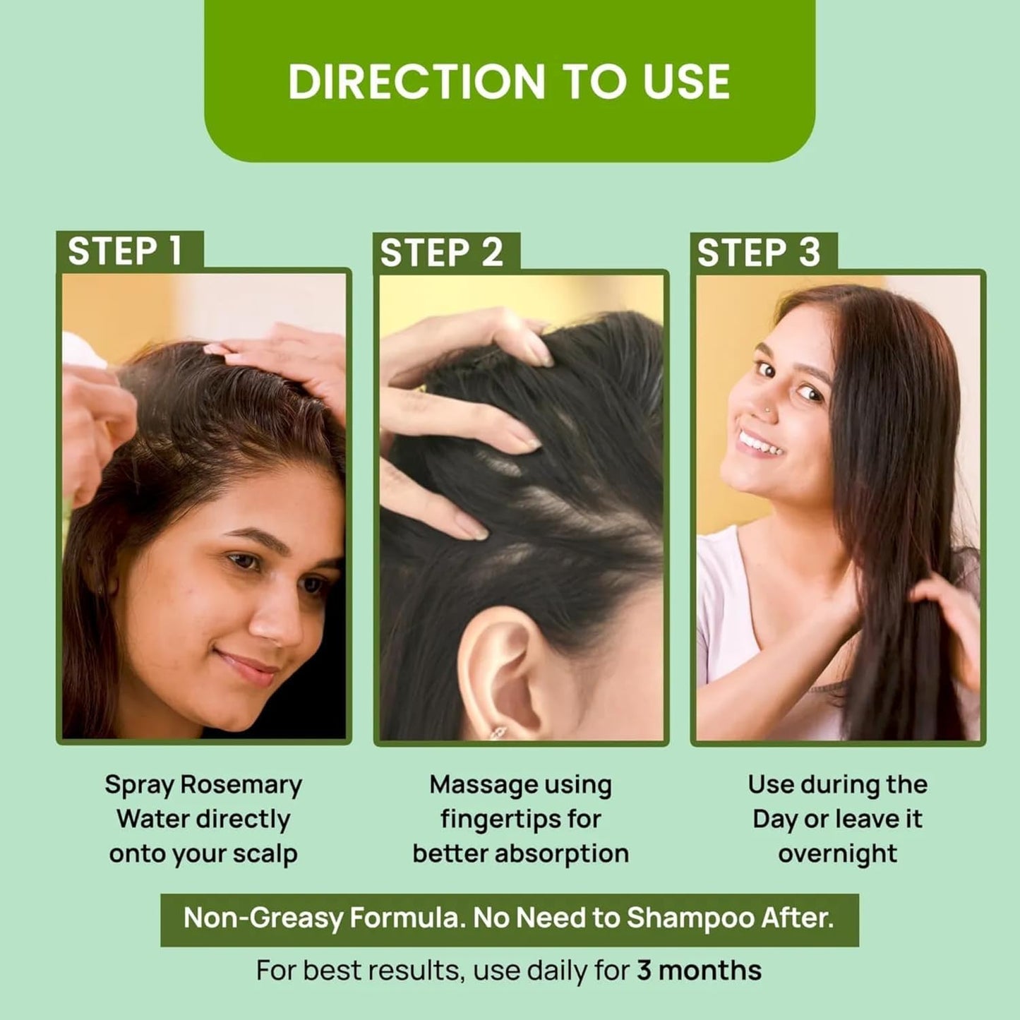 Alps Goodness Rosemary Hair Growth Spray (200ml) | Reduces Hair Fall, Promotes Regrowth, Adds Shine & Controls Dandruff